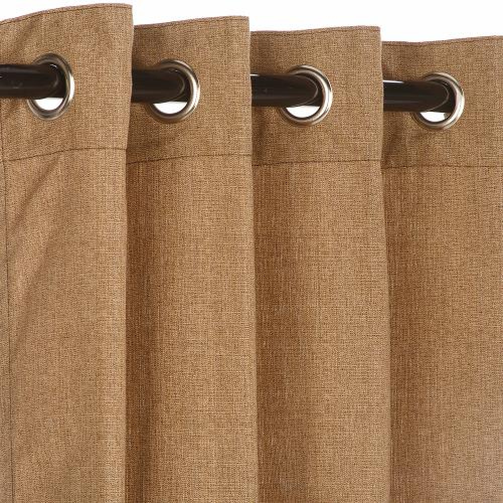 Sunbrella Outdoor Curtain with Stainless Steel Grommets Patio Umbrella Store